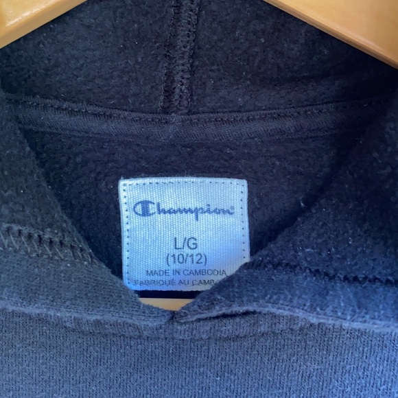 Champion Kids Classic Black Hoody - Picture 4 of 7